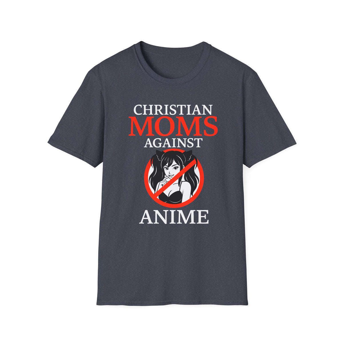 Christian Moms Against Anime Funny Otaku Japan T-Shirt