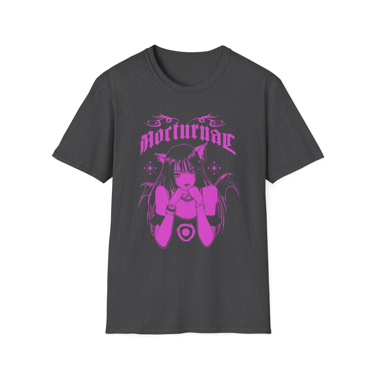 Nocturnal Anime Demon Girl Japanese Manga Style T-Shirt