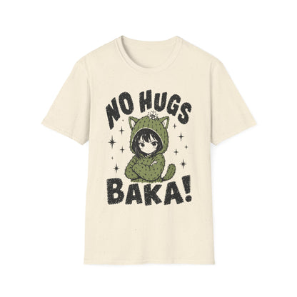 No Hugs Baka! Funny Anime Introvert Shirt