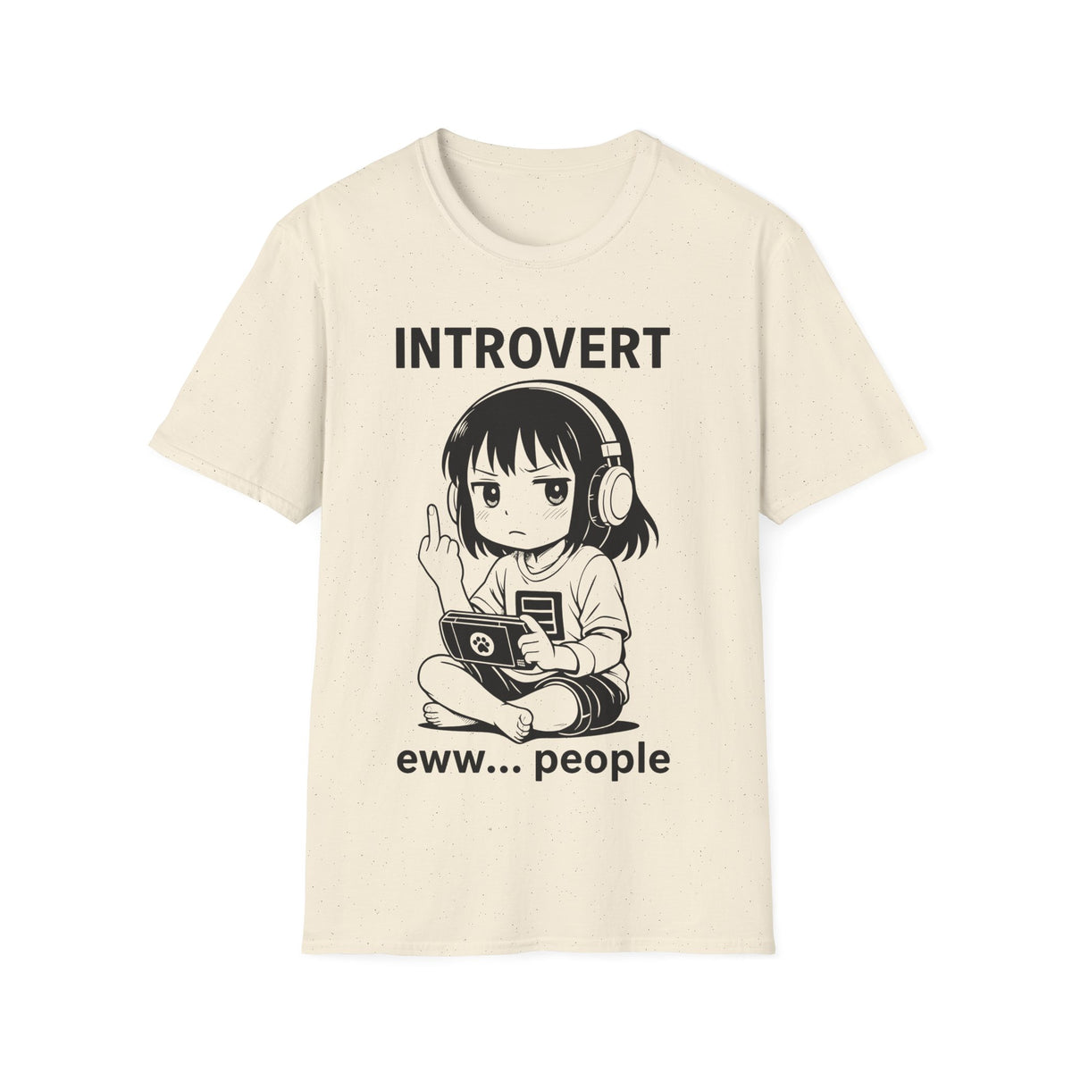 Introvert Anime Girl T-Shirt