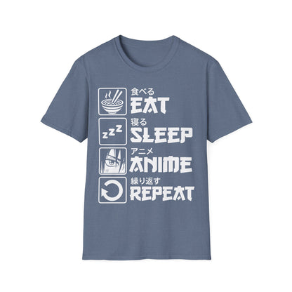Anime Eat Sleep Repeat T-Shirt