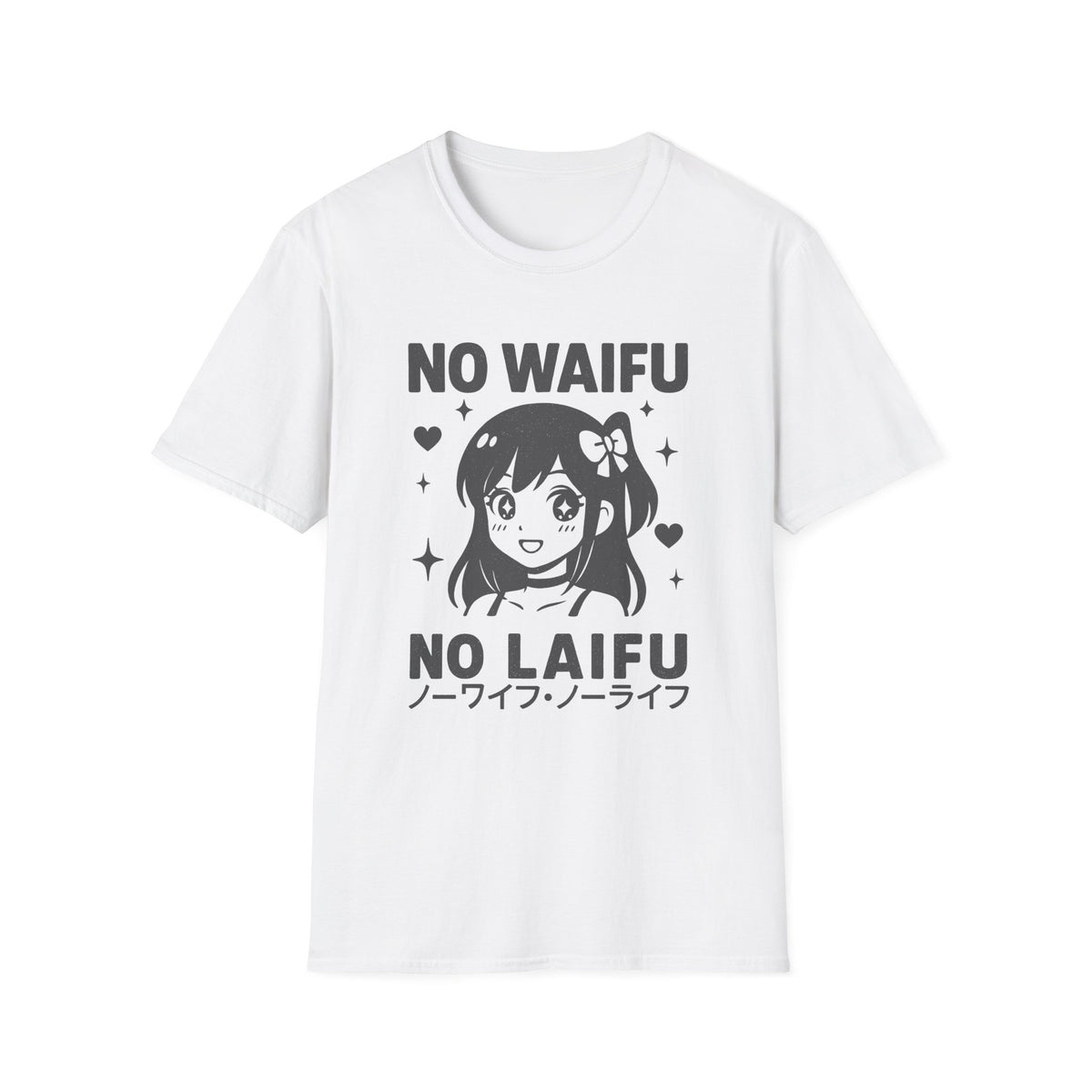 No Waifu No Laifu With Anime Girl Japan Pop T-Shirt