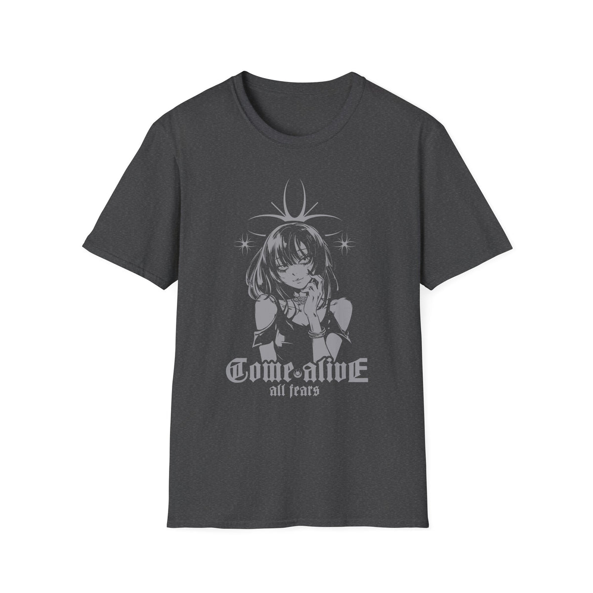 All Fears Come Alive Anime Style Graphic Design T-Shirt