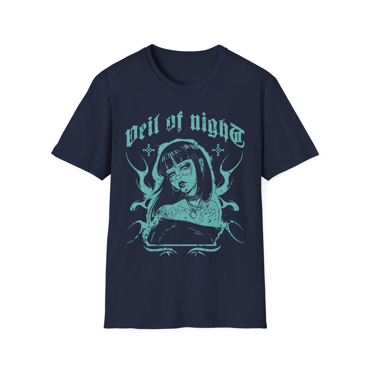 Veil of Night Gothic Anime Girl Japan Lover T-Shirt