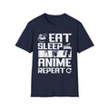 Eat Sleep Anime Repeat Otaku T-Shirt