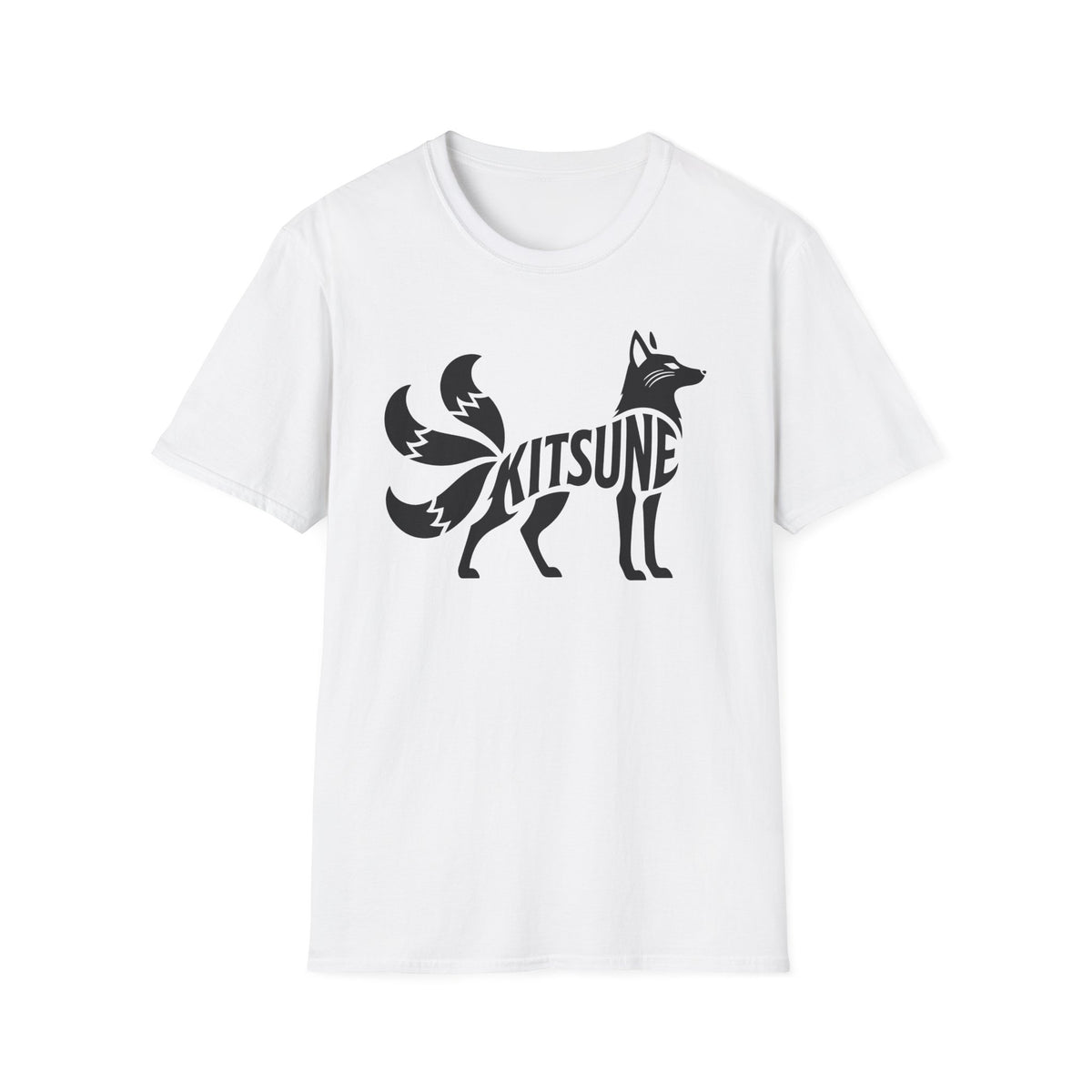 Kitsune Nine Tailed Fox Japanese Anime Spirit T-Shirt