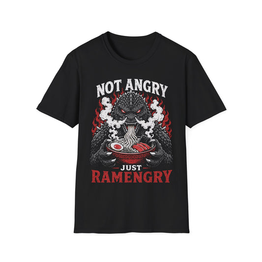 Not Angry Ramen Kaiju - Japanese Monster Noodle Shirt