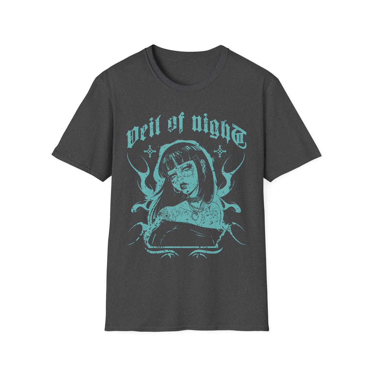 Veil of Night Gothic Anime Girl Japan Lover T-Shirt