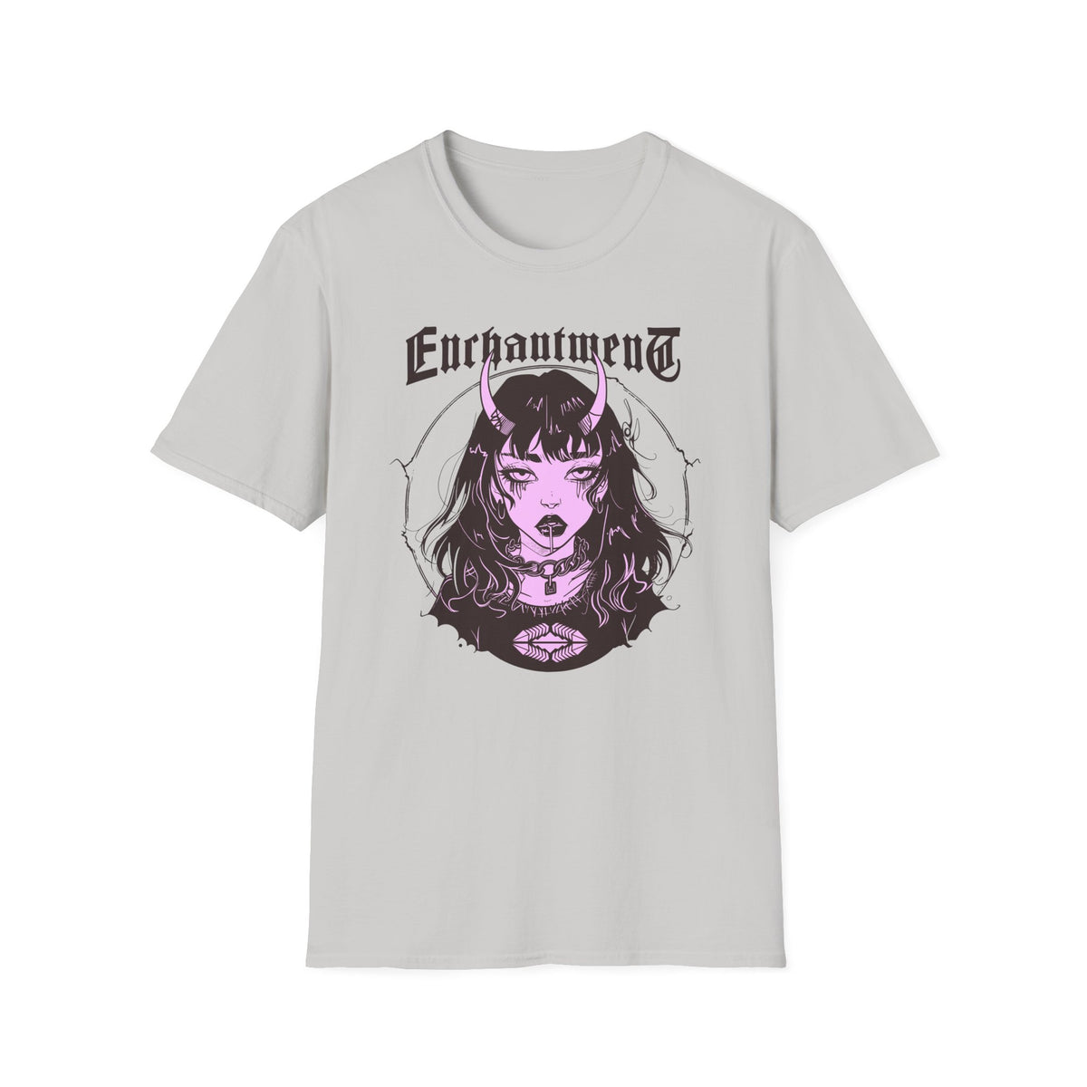 Enchantment Anime Girl Graphic Occult Design Otaku Streetwear T-Shirt