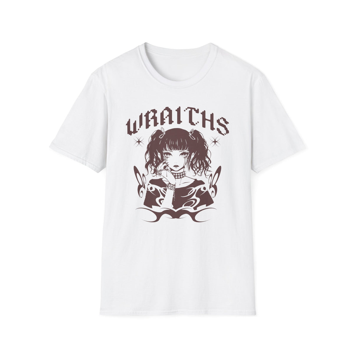 Wraiths Anime Girl Emo Aesthetic Japan Style Manga T-Shirt