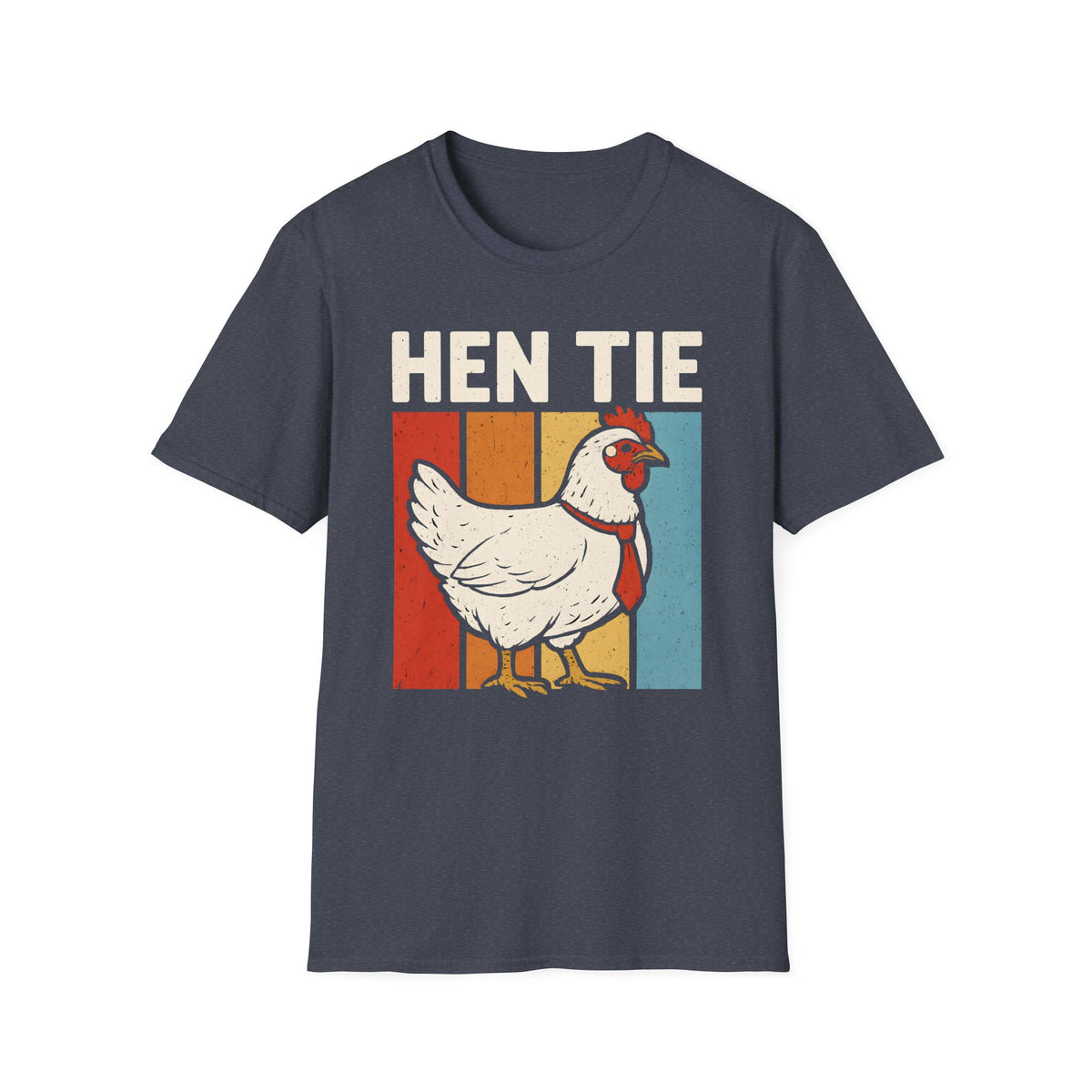 Hen Tie Funny Pun Japanese Inspired Design Graphic T-Shirt