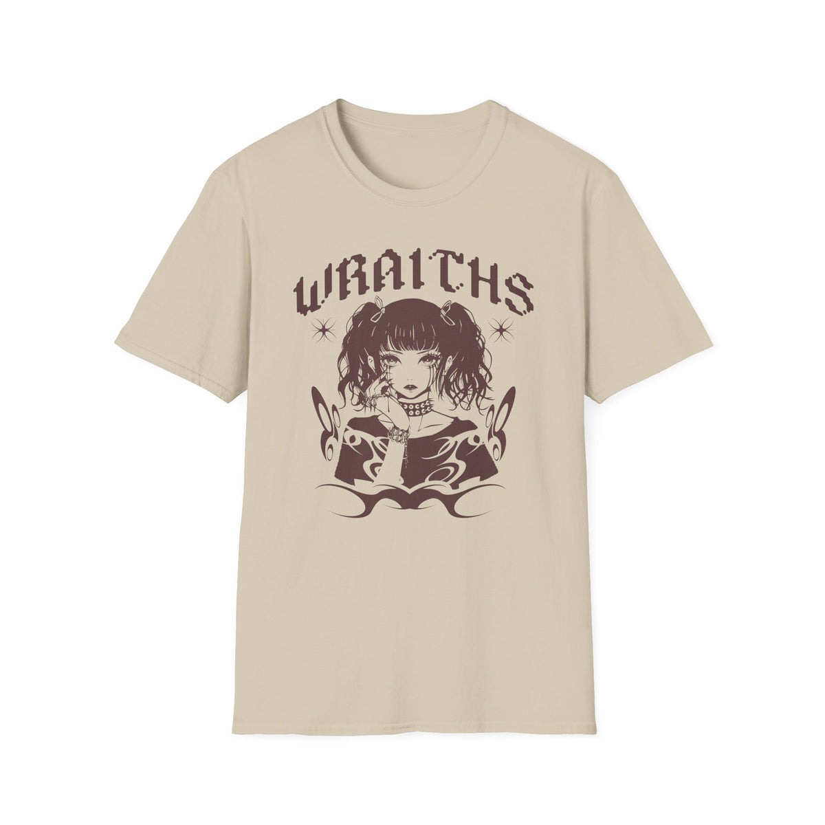 Wraiths Anime Girl Emo Aesthetic Japan Style Manga T-Shirt