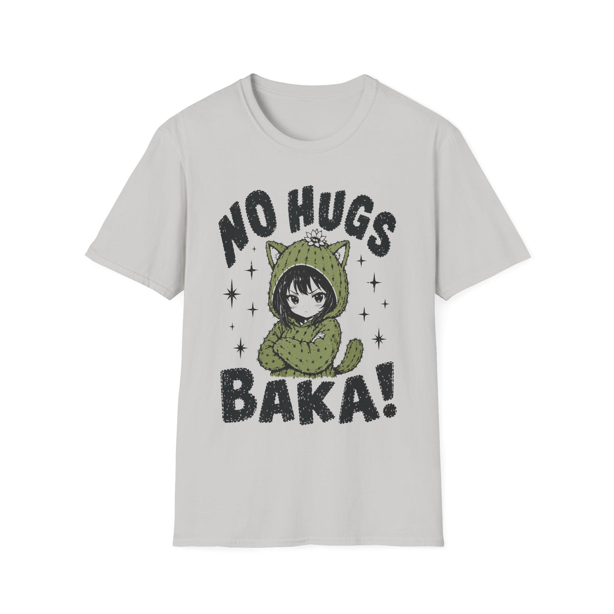 No Hugs Baka! Funny Anime Introvert Shirt