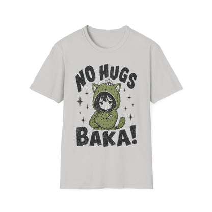No Hugs Baka! Funny Anime Introvert Shirt