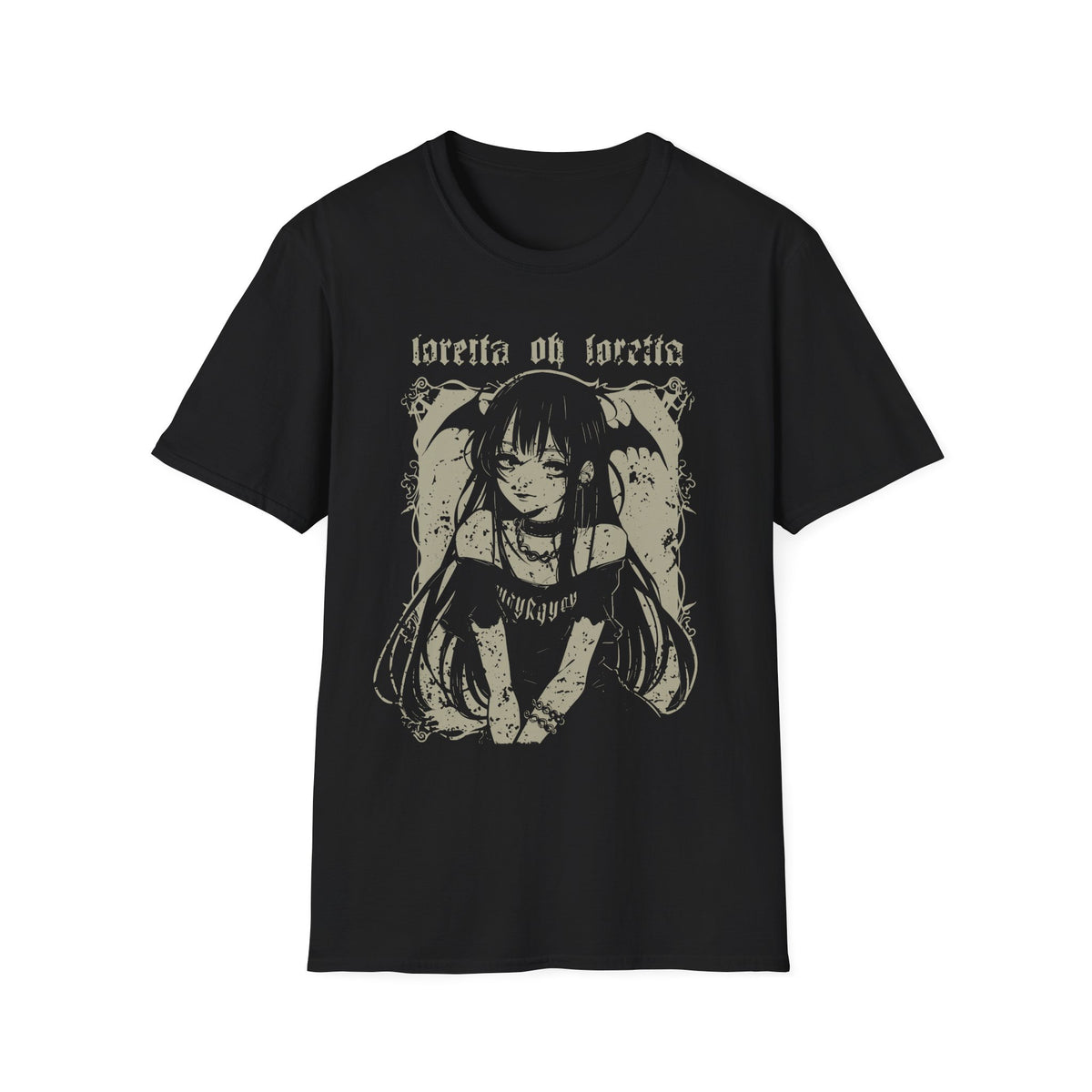 Loretta Oh Loretta Gothic Style Anime Girl Aesthetic T-Shirt