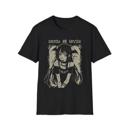 Loretta Oh Loretta Gothic Style Anime Girl Aesthetic T-Shirt