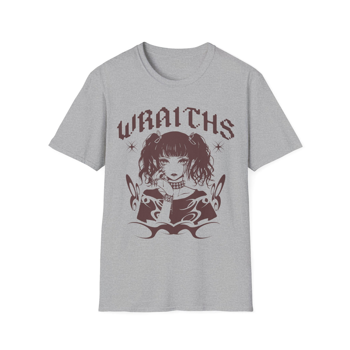 Wraiths Anime Girl Emo T-Shirt