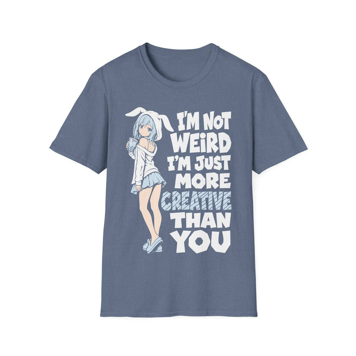 Not Weird Creative - Cool Kuudere Anime Shirt