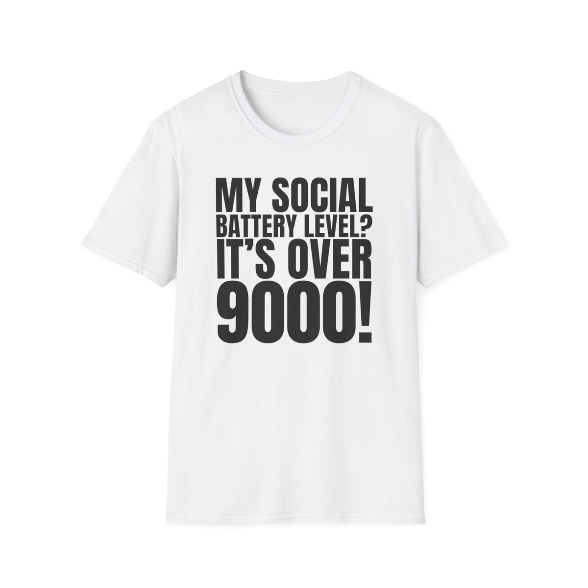 Social Battery Level - Funny Anime Tee