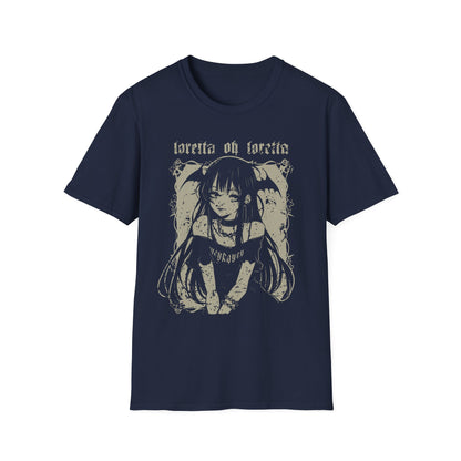 Loretta Oh Loretta Gothic Style Anime Girl Aesthetic T-Shirt