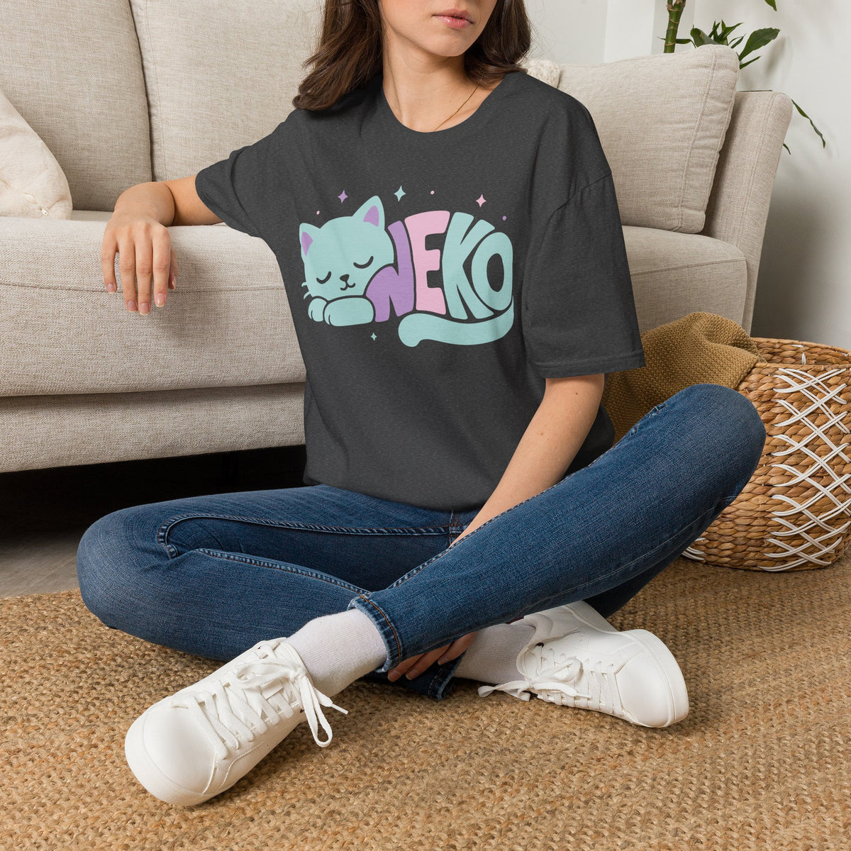 Cute Sleeping Cat - Kawaii Japanese Neko Shirt
