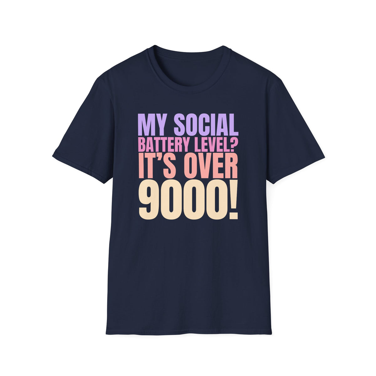 Social Battery Level - Funny Anime Tee