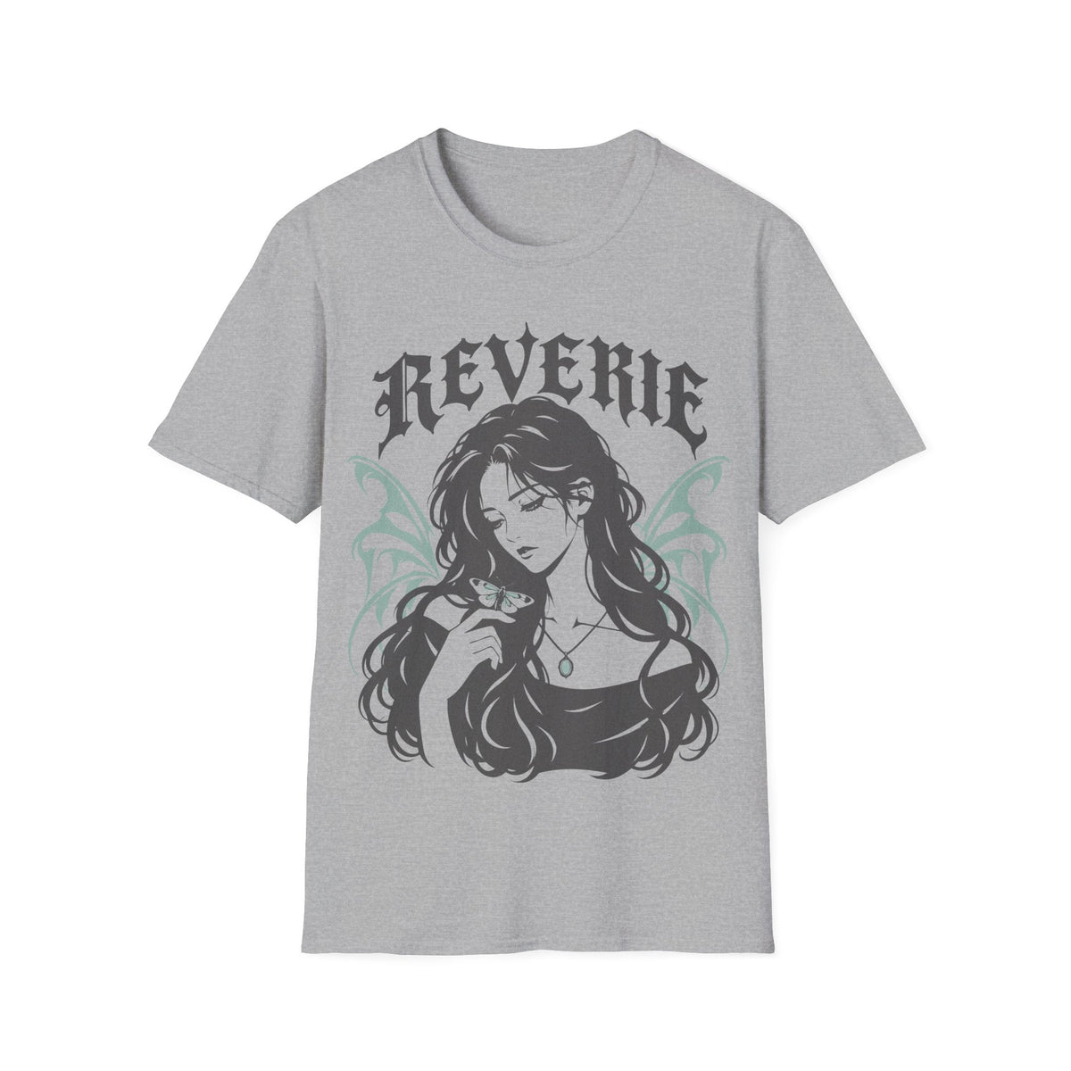 Reverie - Dreamy Butterfly Anime Girl T-Shirt