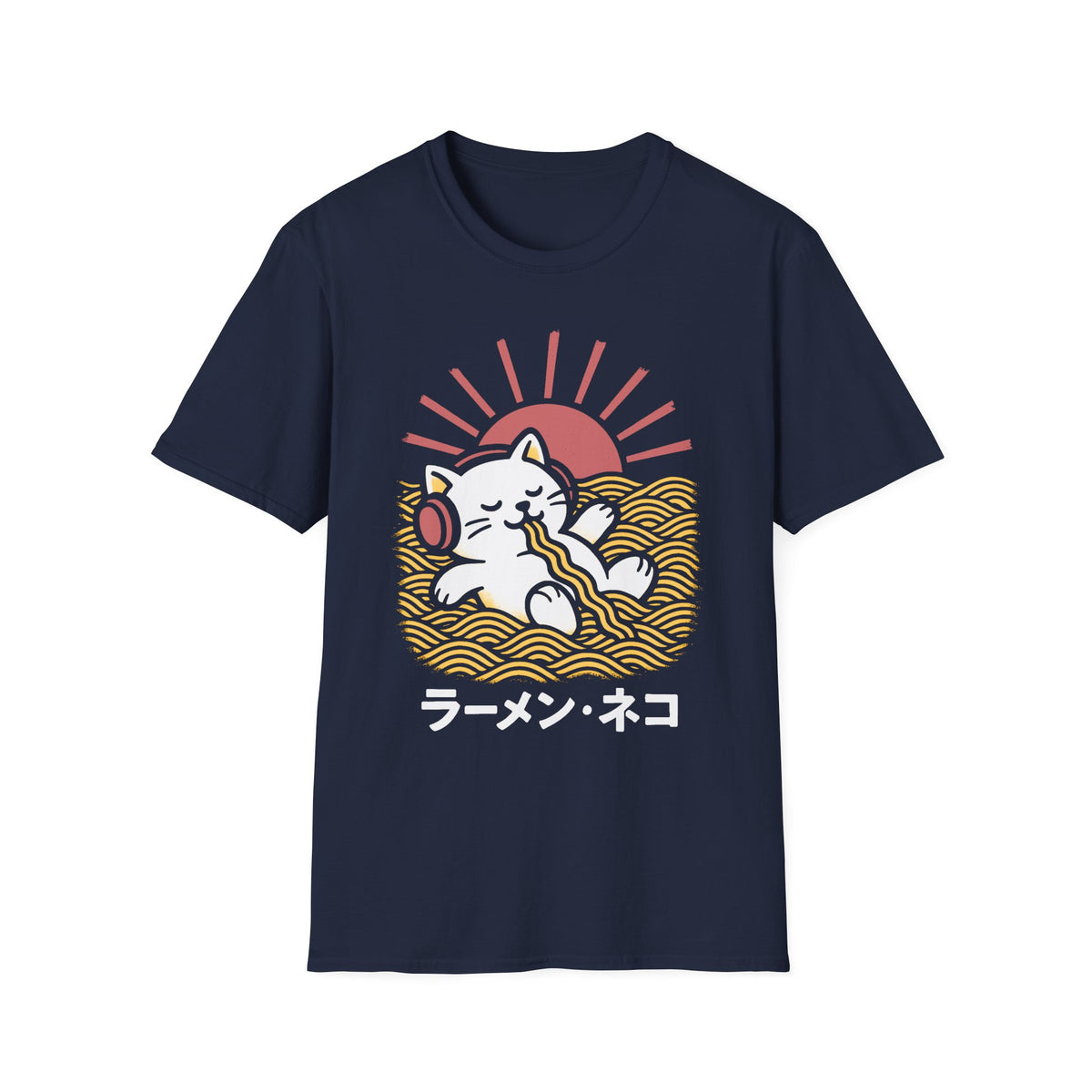 Ramen Cat - Japanese Noodles T-Shirt