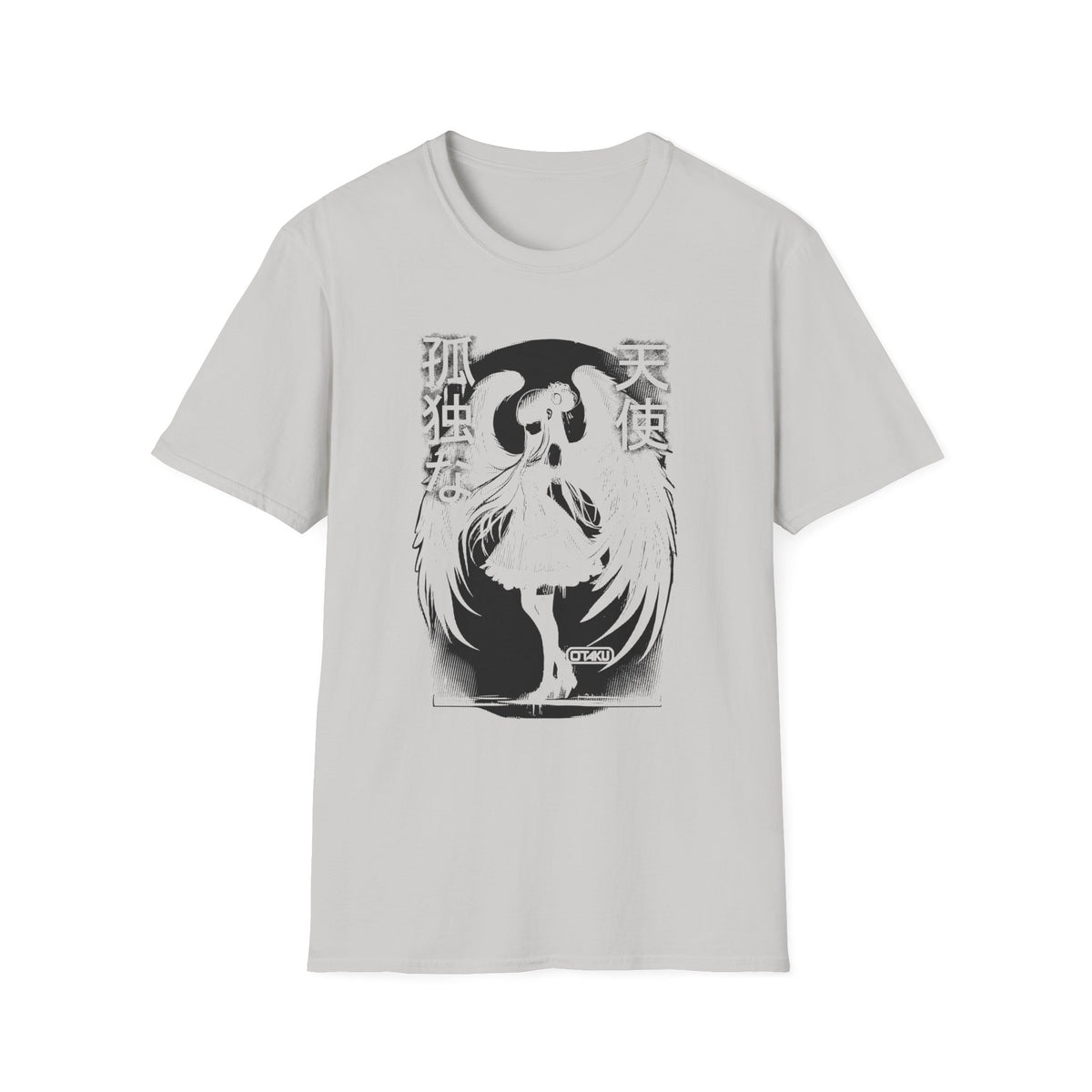 Lonely Angel Anime Japan Fan with Otaku Design T-Shirt