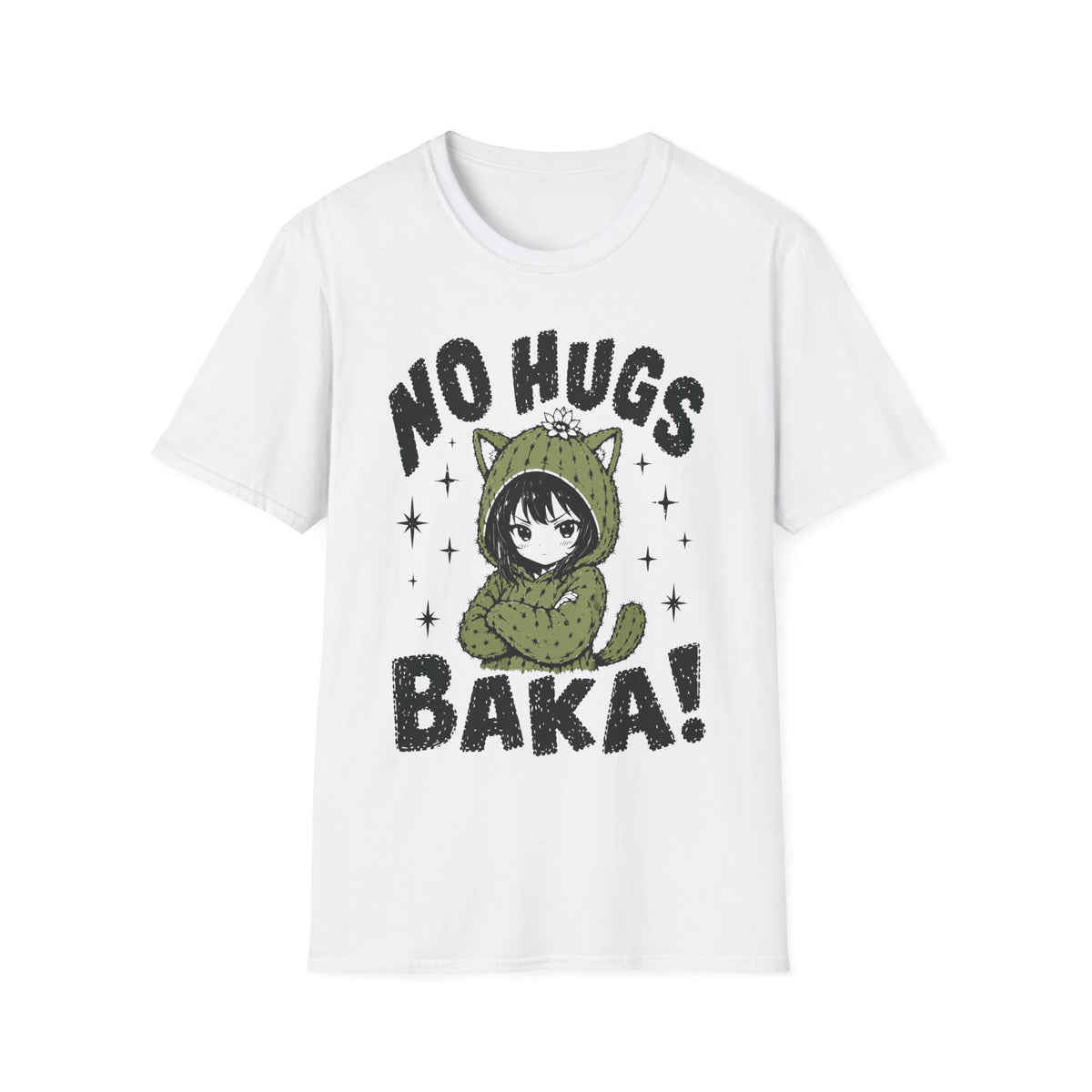 No Hugs Baka! Funny Anime Introvert Shirt
