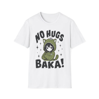 No Hugs Baka! Funny Anime Introvert Shirt