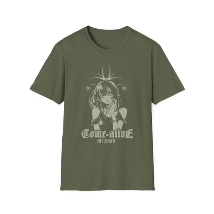 All Fears Come Alive Anime Style Graphic Design T-Shirt