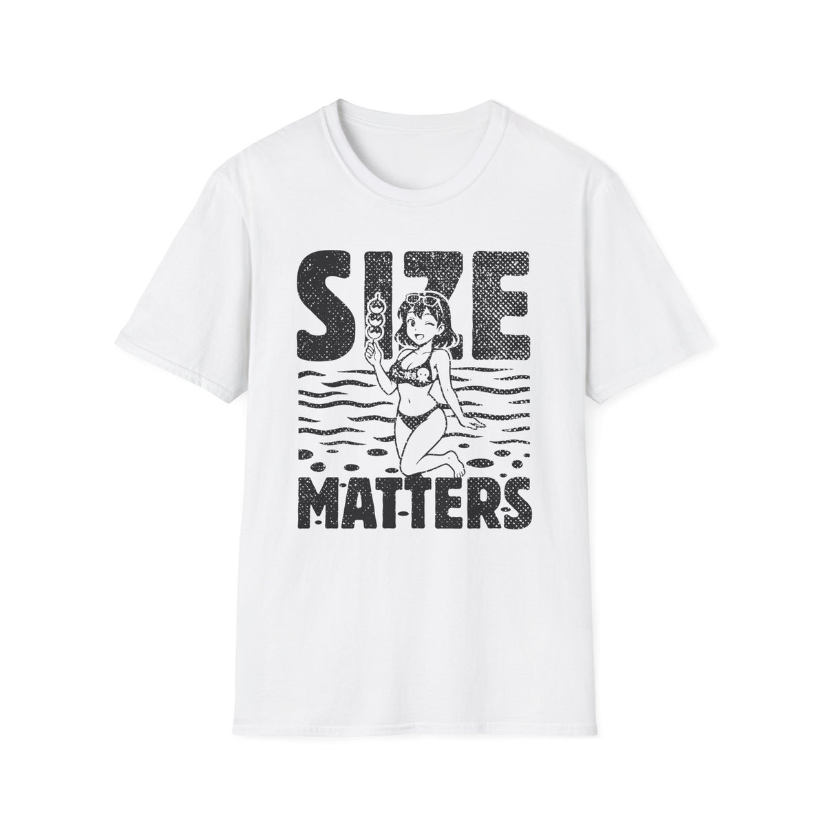 Size Matters - Takoyaki Anime Girl Tee