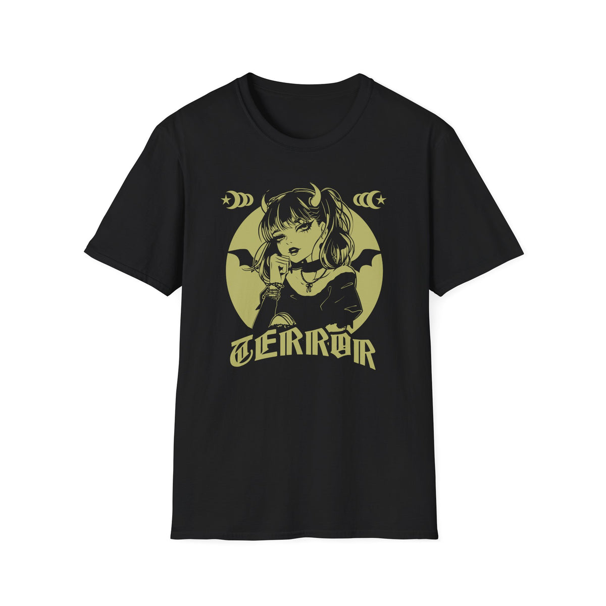 Terror Anime Girl with Wings Japan Inspired Otaku T-Shirt