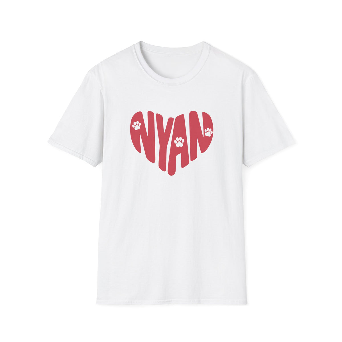 Nyan Heart - Cute Cat Lover Tee