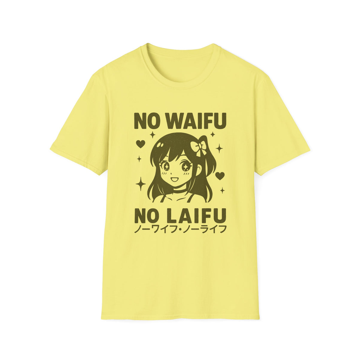 No Waifu No Laifu With Anime Girl Japan Pop T-Shirt