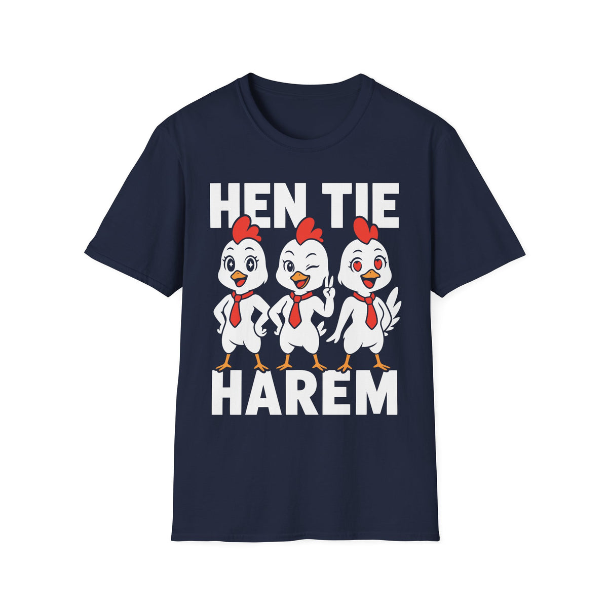 Hentie Harem Funny Anime Fan T-Shirt
