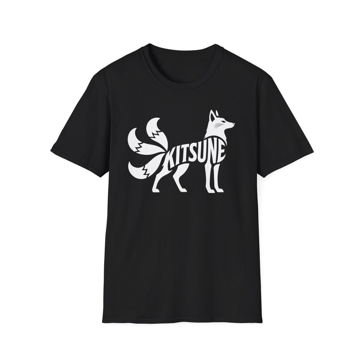 Kitsune Nine Tailed Fox Japanese Anime Spirit T-Shirt