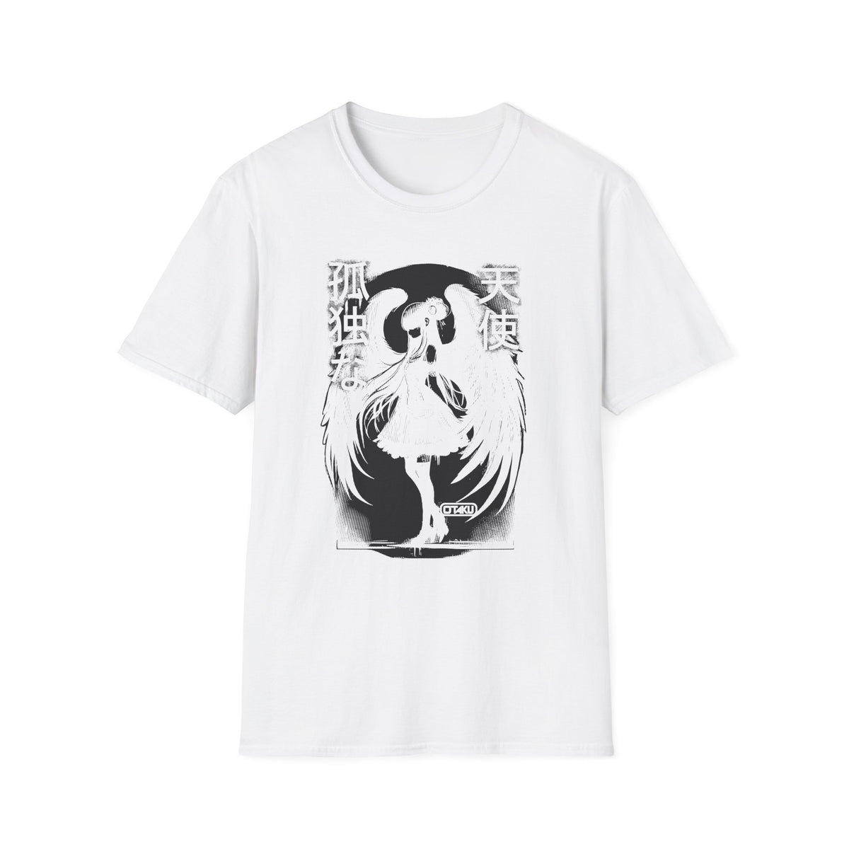 Lonely Angel Anime Japan Fan with Otaku Design T-Shirt