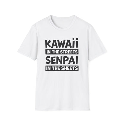 Senpai In The Sheets - Funny Anime Tee