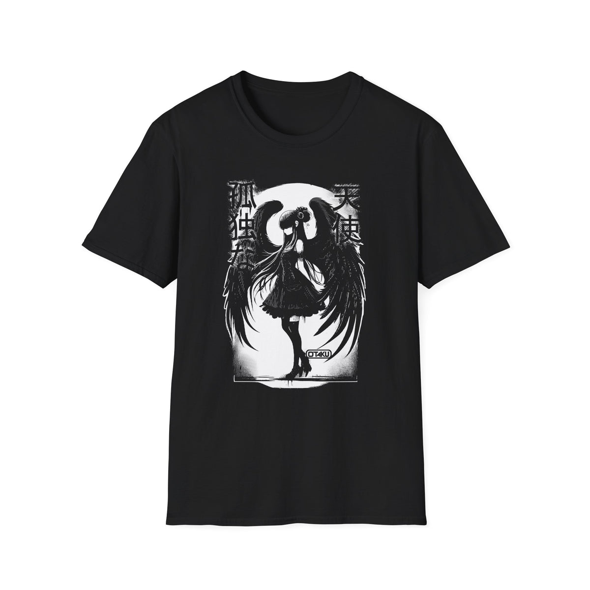Lonely Angel Anime Japan Fan with Otaku Design T-Shirt
