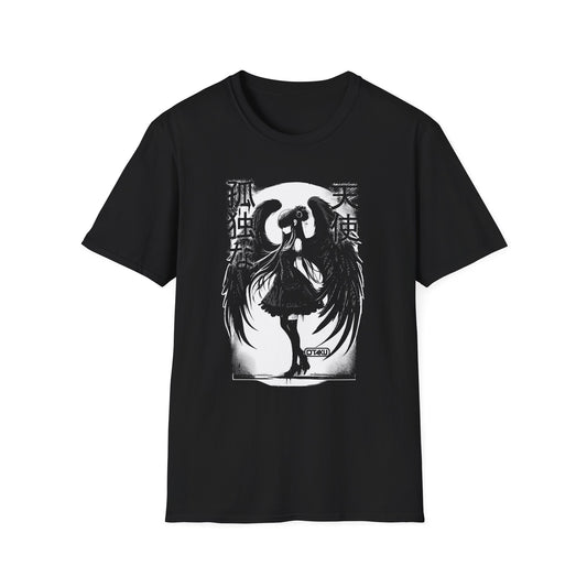 Lonely Angel Anime Japan Fan with Otaku Design T-Shirt
