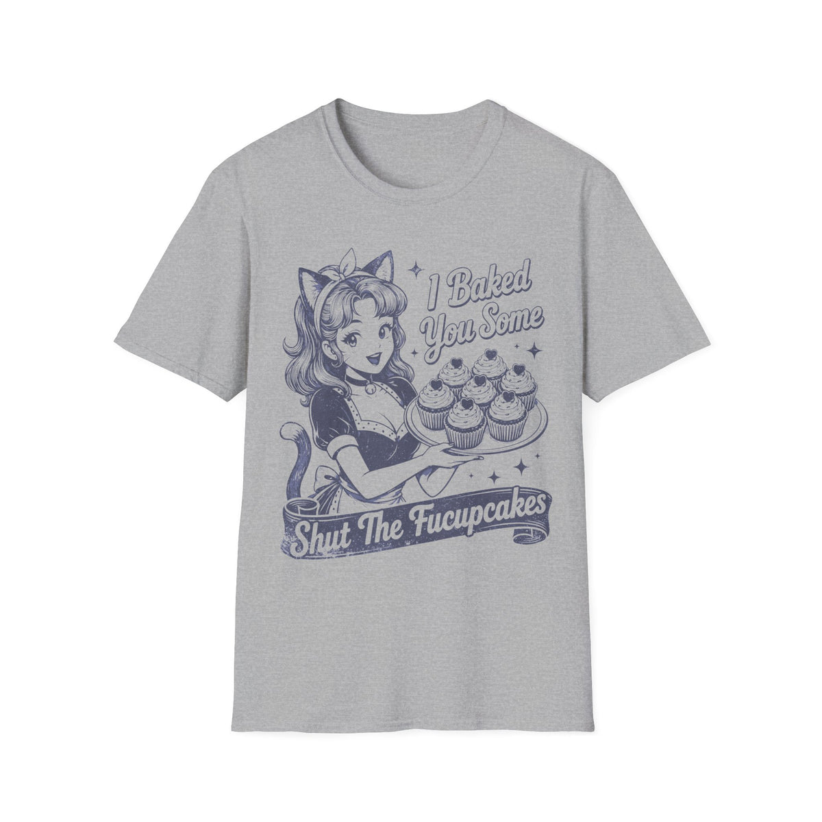 Cupcakes Funny Anime T-Shirt