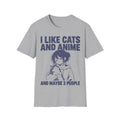 Introvert Anime Cat Person T-Shirt