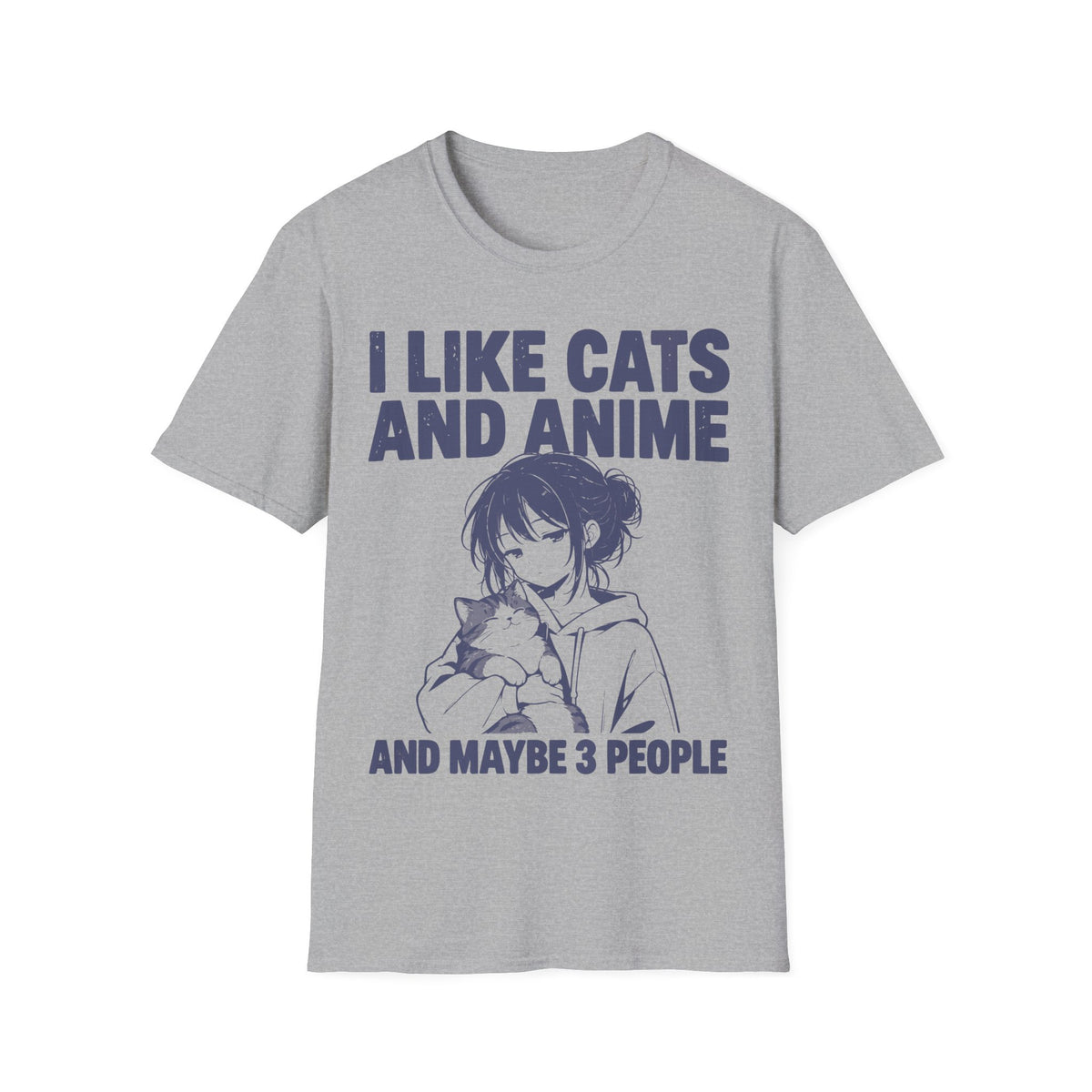 Introvert Anime Cat Person T-Shirt