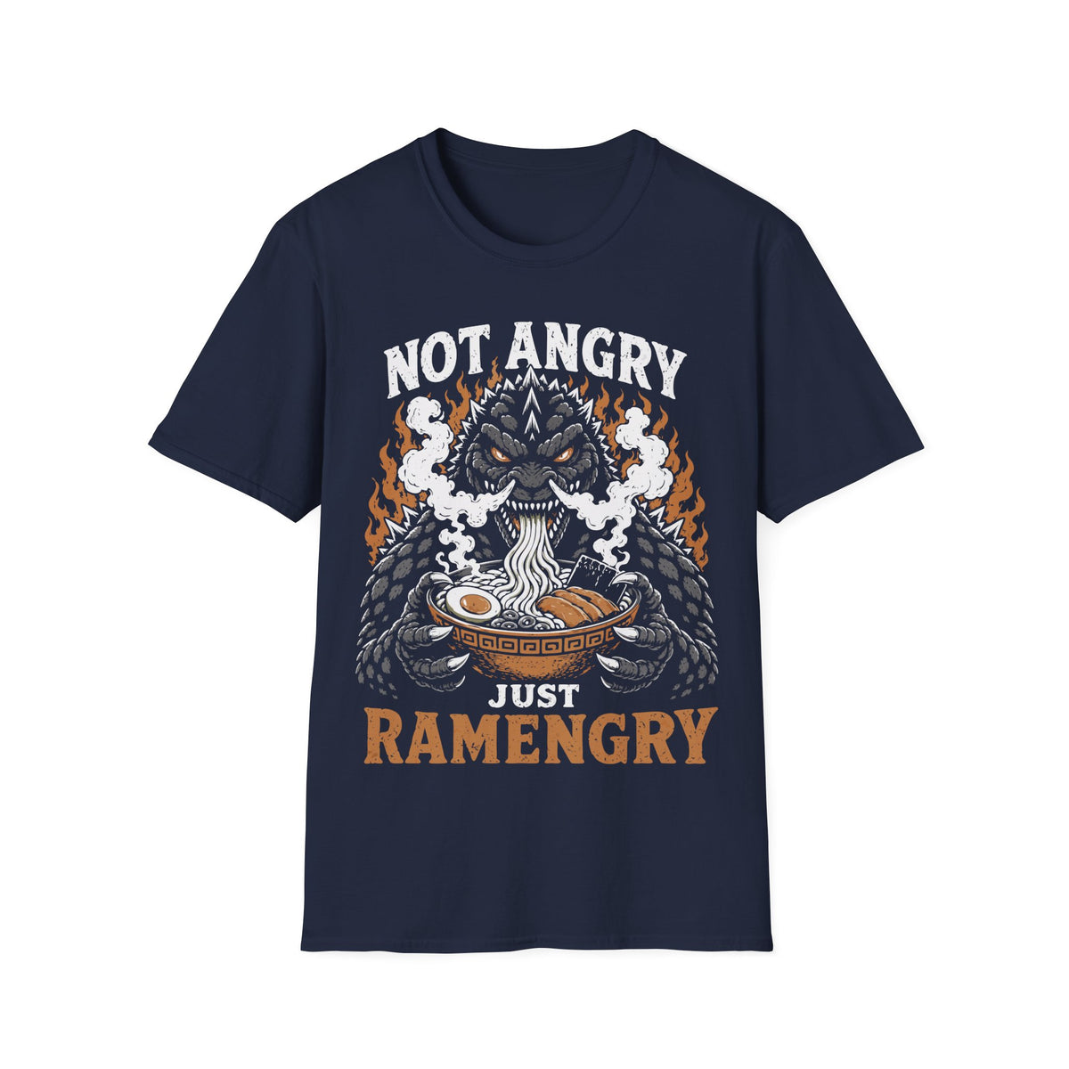 Angry Ramen Kaiju Noodle Shirt