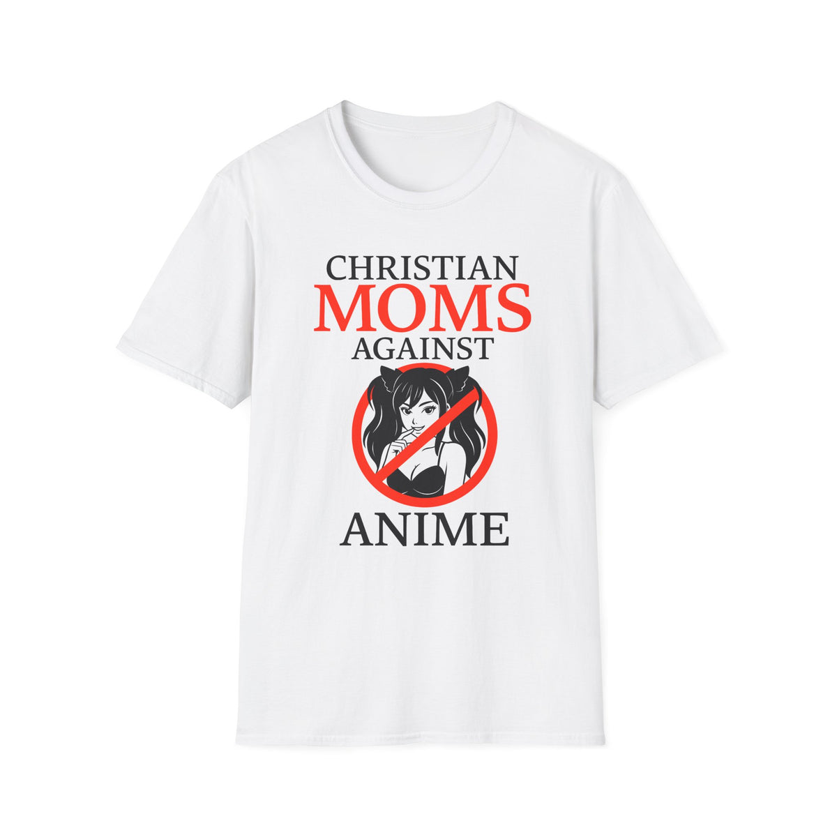 Christian Moms Against Anime Funny Otaku Japan T-Shirt