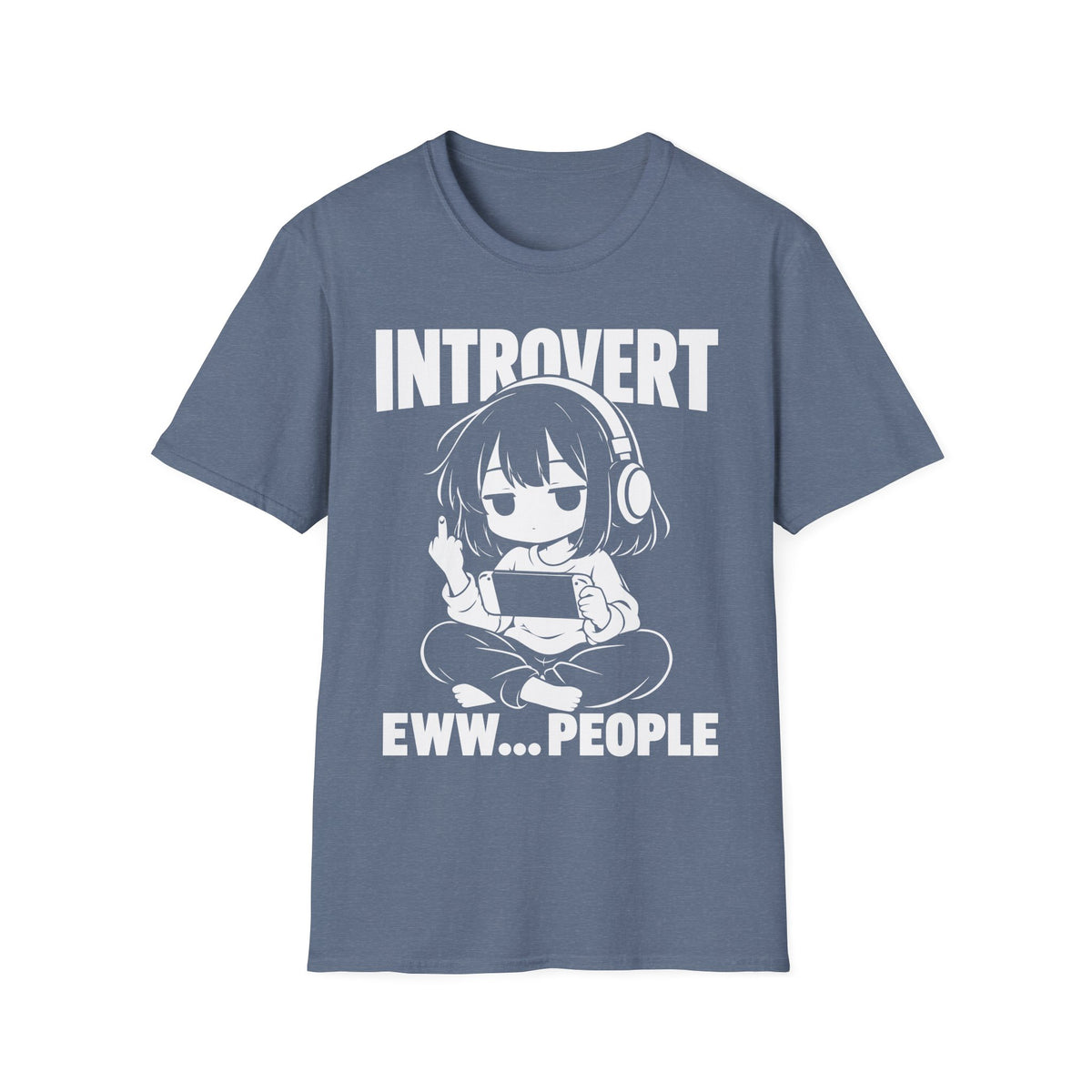 Introvert Anime Gamer Girl T-Shirt